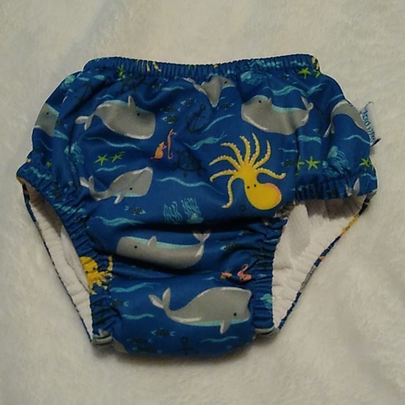 Boys 12 Months Set Sleeper & Swim Diaper - Picture 8 of 9